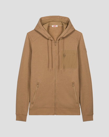 Veste zippée en coton Fauve Hector