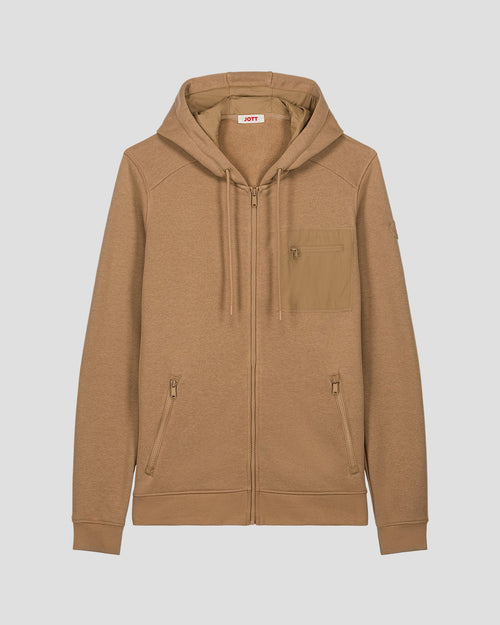 Veste zippée en coton Fauve Hector