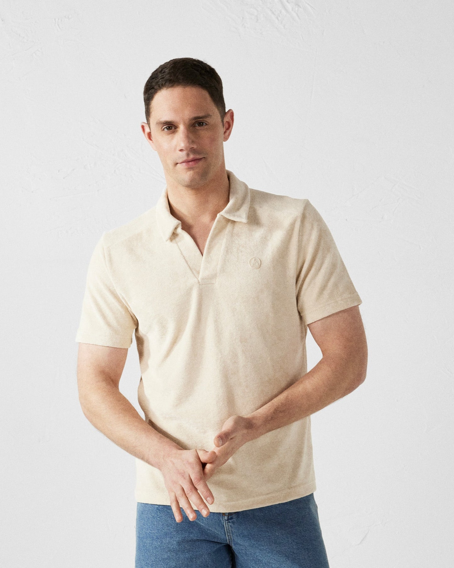 Polo éponge Sable Joshua