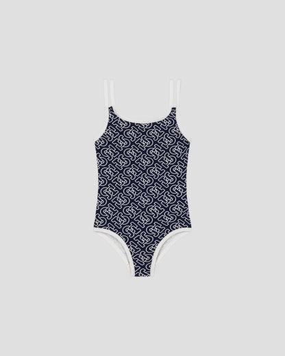 Maillot de bain Mono marine Milla monogram