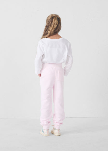 Pantalon de jogging enfant Rose pétale Mika