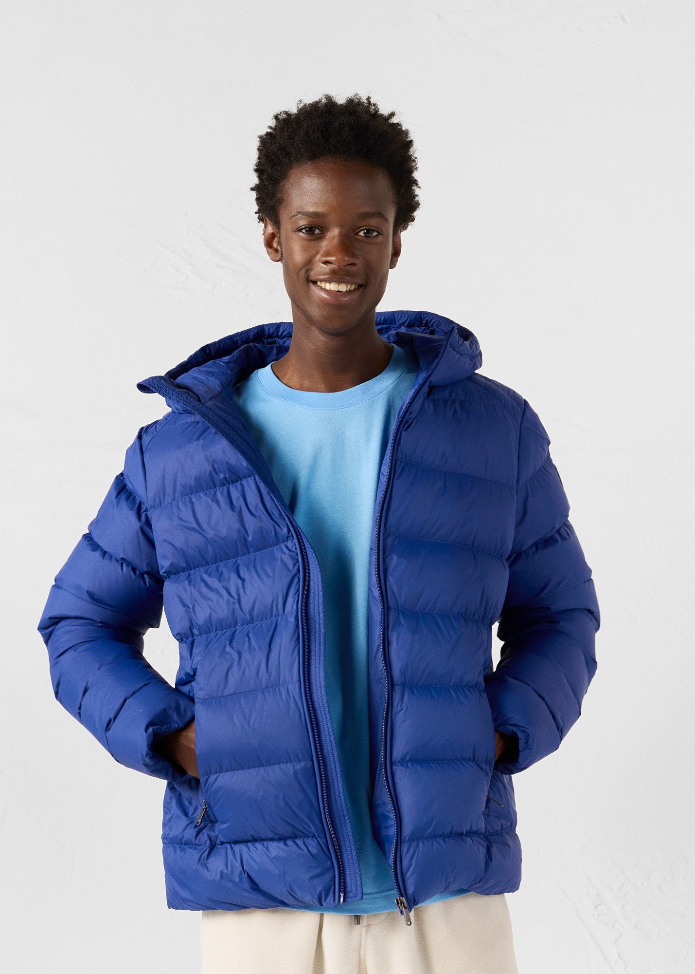 Doudoune confort Bleu cobalt Johny