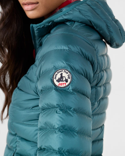 Doudoune légère à capuche Deep lake Cloe