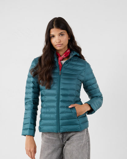 Doudoune légère à capuche Deep lake Cloe