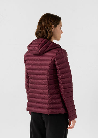 Doudoune légère à capuche Cerise noire Cloe
