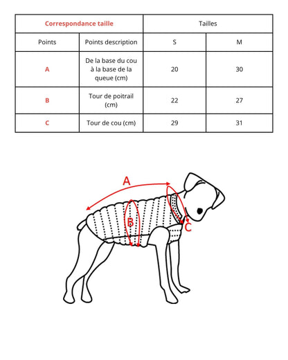 Imperméable pour chien Noir Balto
